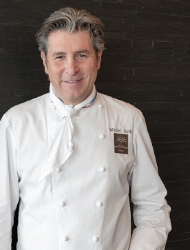 Michel Roth, chef éxécutif des cuisines de l'Hôtel Wilson à Genève