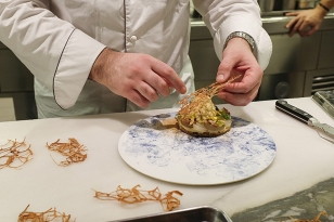 Ajouter les oignons caramélisés au pralin