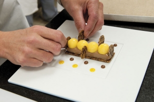 Disposer des rondelles de biscuit cookie