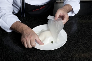 Retirer le papier sulfurisé