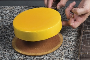 Déposer l’entremets 