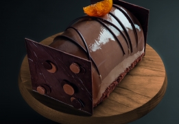  BÛCHE MARRON MANDARINE