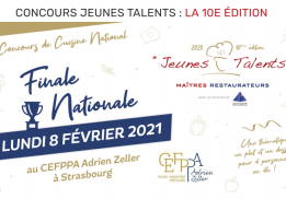 Finale nationale du concours des Jeunes Talents - Maîtres Restaurateurs 2020