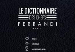 LE DICTIONNAIRE DES CHEFS FERRANDI