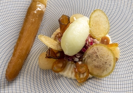 RACINE D’ENDIVE, POMMES ET KUMQUAT
