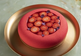 ENTREMETS FRAISE PARFUM DE SHISO