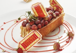 Millefeuille fraises des bois par Lilian Bonnefoi