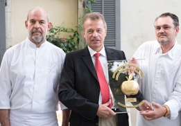 Sylvain Mathy, Michel Castaing et Bruno Oger.