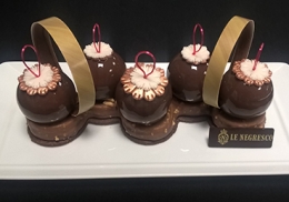 Gourmandise, première bûche du chef Fabrice Didier