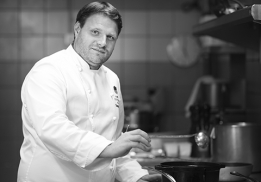 Clément Leroy, chef de l'Auberge du Jeu de Paume