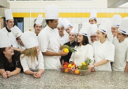 Les élèves en première année de BTS Hôtellerie du Lycée Valéry-Larbaud à Vichy