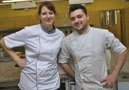 Fanny Le Duff et Quentin Parisot, équipe de France juniors de la pâtisserie