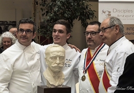 Nelson Gosselin, lauréat du Trophée national des Jeunes Talents Auguste-Escoffier