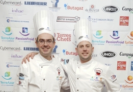 Eugène Hobraiche et Cédric Bayle, gagnants de la 3e étape du Panier Mystère