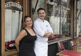 Laetitia Esteban, la directrice de salle et Romain Bréchignac, le chef des cuisines