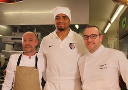 Stéphane Garcia, Iosefa Tekori et Jérémy Morin