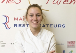 Clémence Perraut, gagnante de la 3e étape des Jeunes Talents Maîtres Restaurateurs