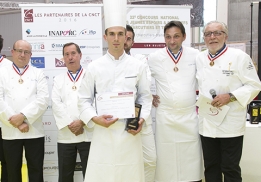 Pierre Chabaud, vainqueur du concours national des charcutiers-traiteurs