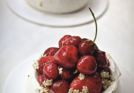 FRAISIER AUX PETITES MARAS DES BOIS & FLEUR DE SUREAU