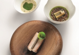 OMBLE CHEVALIER, BEURRE DE ROUSSETTE DE MARESTEL, POT-AU-FEU DE LÉGUMES