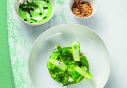 ASPERGE, LIVÈCHE, PISTACHE