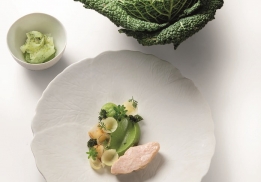 RIS DE VEAU, CHOU, SAUGE