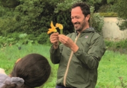 Romain Meder, parrain de L’École Comestible