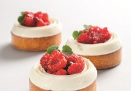 Tarte framboise basilic