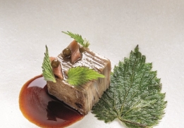 L’artichaut pressé à l’anchois,ortie vive