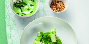 ASPERGE, LIVÈCHE, PISTACHE