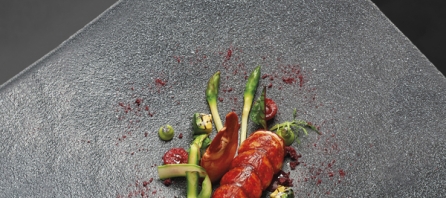 Homard bleu framboisé par Michel Roth