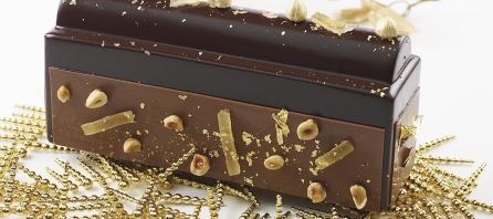 Bûche chocolat par Damien Piscioneri