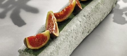 Cake matcha figues par Franck Fresson