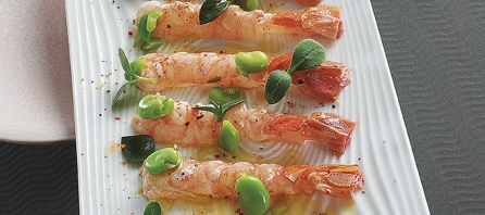 Langoustines marinées par Jean-Louis Nomicos 