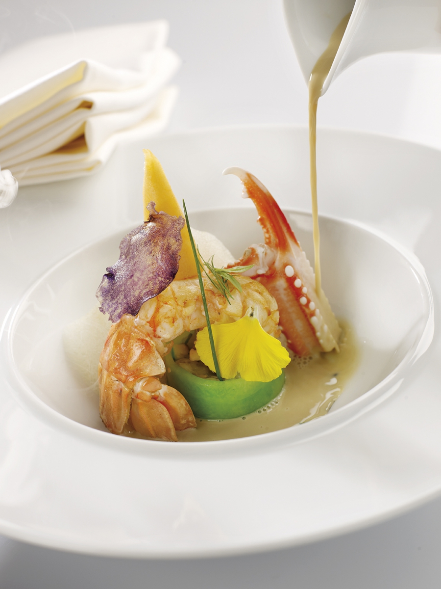 Bouillon Coquillages Et Crustaces Saveur D Asie Langoustines En