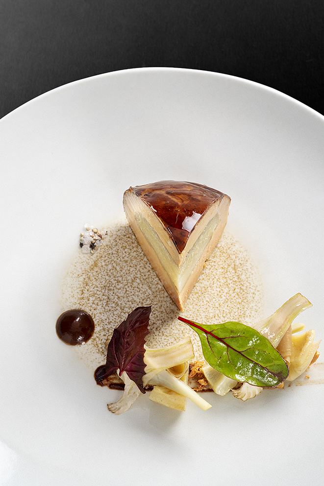 Artichaut et foie gras