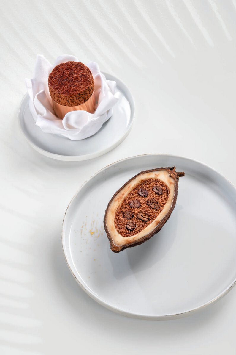 Cabosse givrée, soufflé trompe-l’oeil (nouvelle recette 2023)