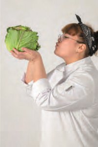 Bernadette de Rozario, première championne du monde de chou farci