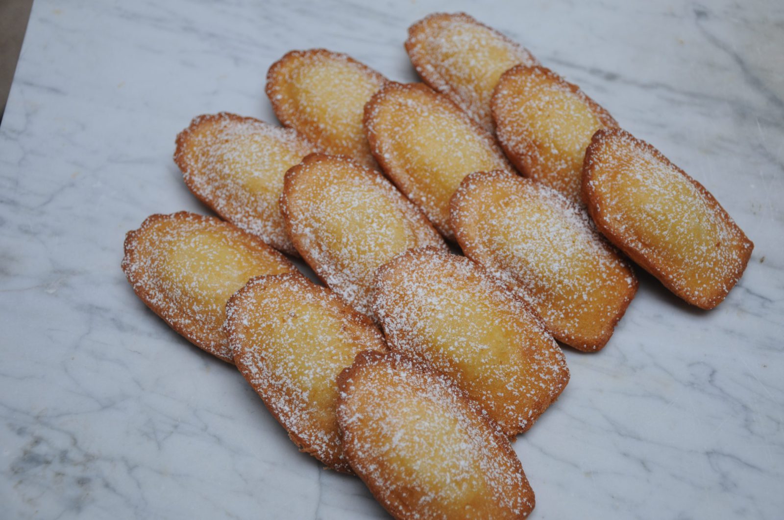 Madeleines au miel de lavande