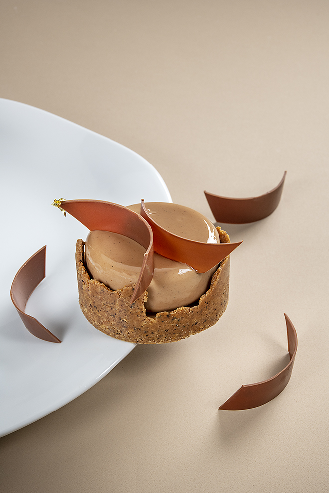 Tarte vanille noisette