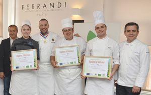 Audrey Durand, gagnante des premiers Trophées Bio des Jeunes Chefs