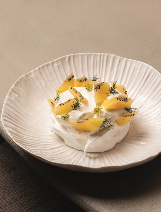 Pavlova kiwi & fenouil